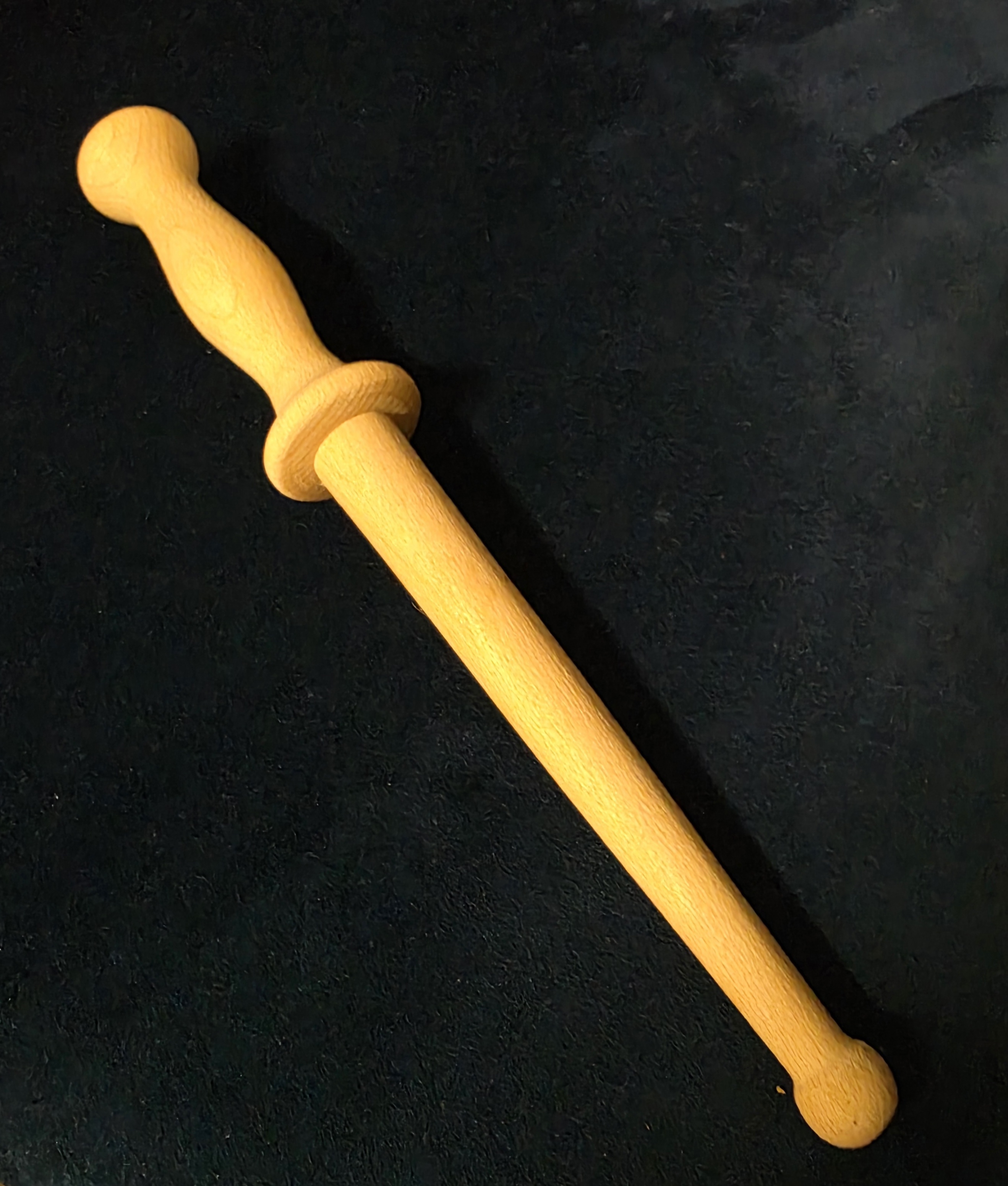 Wooden dagger detail